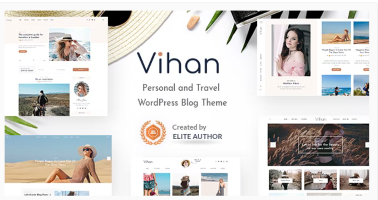 vihan personal travel wordpress blog theme