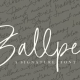 Ballpen font – Free Download - Handwritten Signature Font